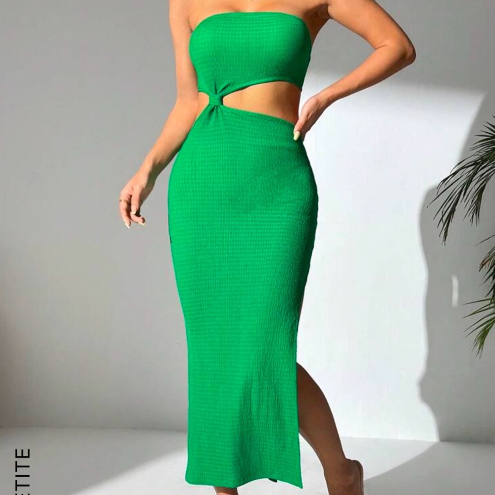 Green Maxi Skirt
